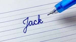 Signature Jack handwritten