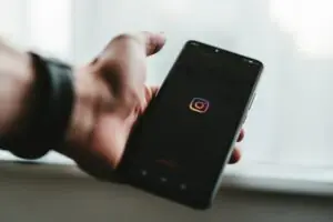 Mobile phone with Instagram