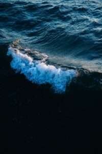 deep ocean waves to symbolize emotional depth