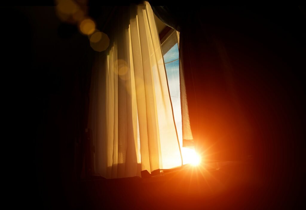 Soft light through a window