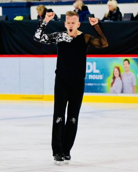 Professional figure skater Stef Vachon